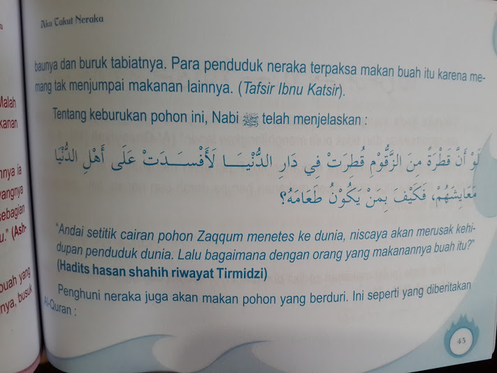 Buku Anak Aku Takut Neraka Isi