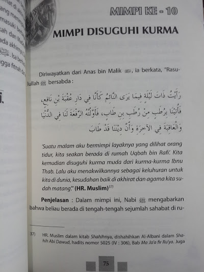 Buku 50 Mimpi Nabi Yang Langsung Beliau Tafsirkan Sendiri Isi