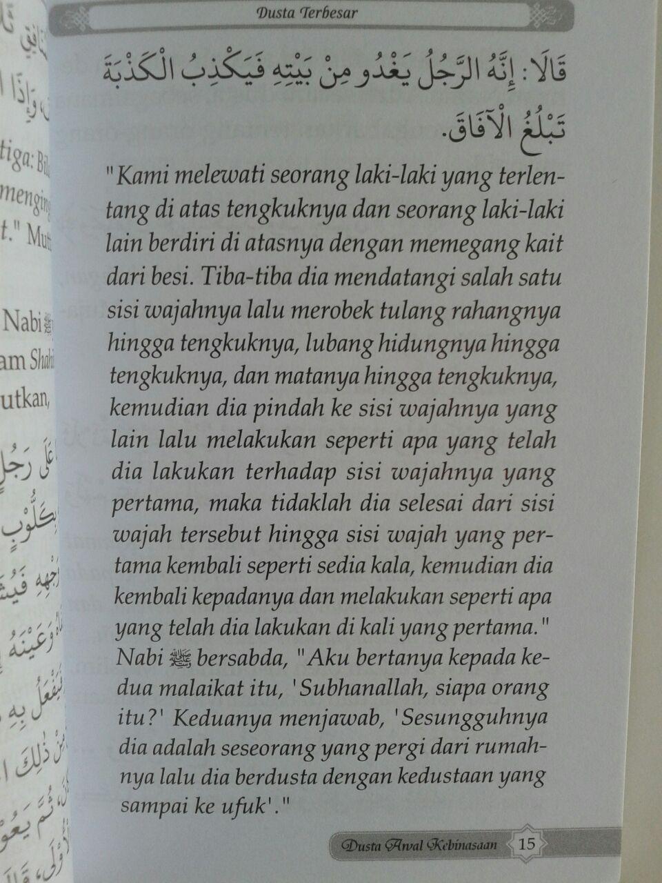 Buku Saku Jujur Awal Kebahagian Dusta Awal Kebinasaan isi