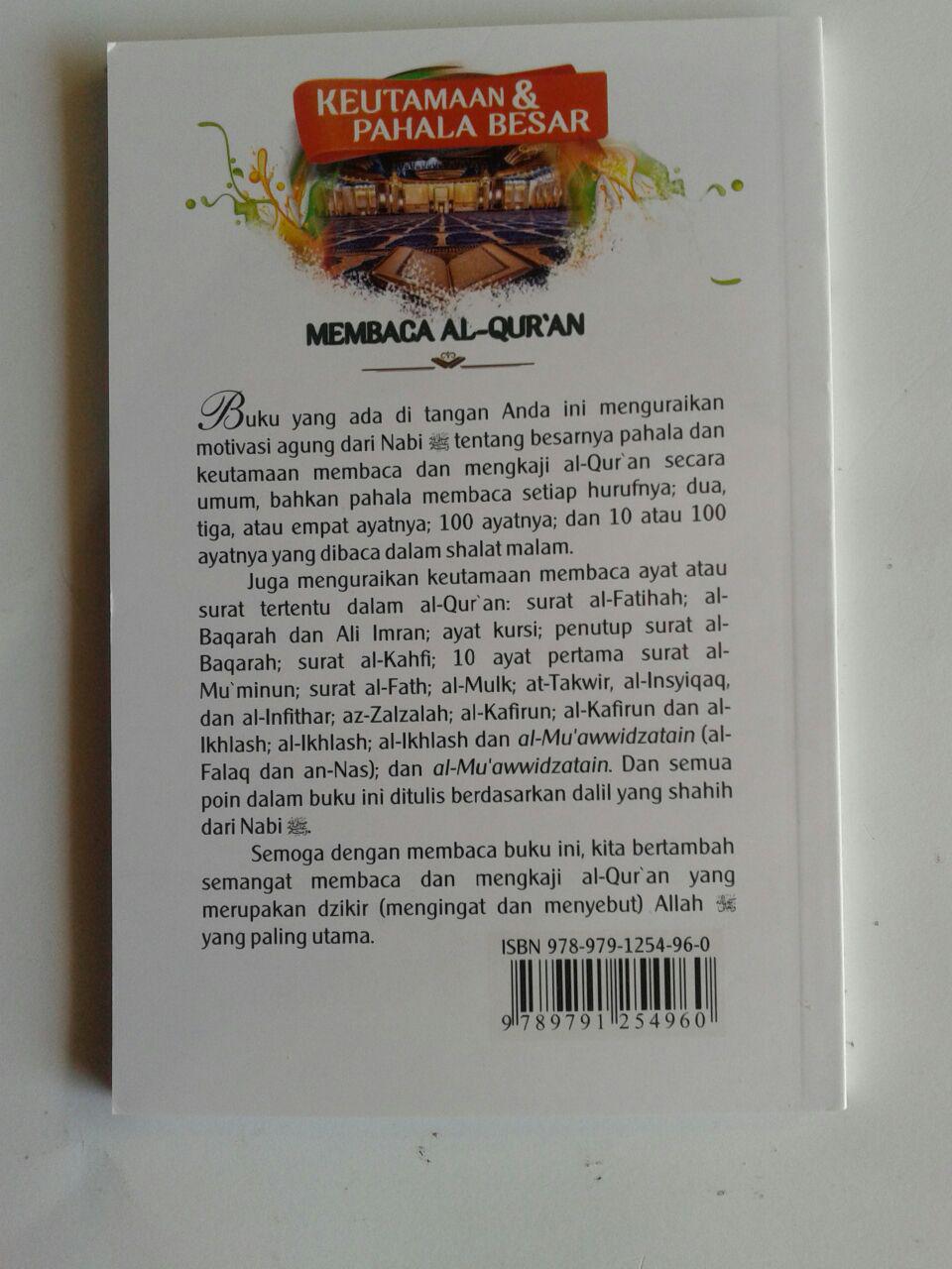 Buku Saku Keutamaan Dan Pahala Besar Membaca Al-Qur'an cover