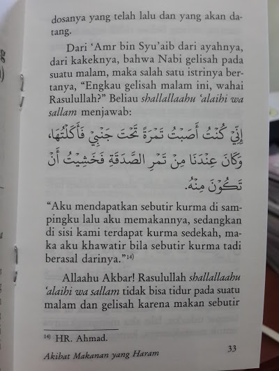 Buku Saku Akibat Makanan Yang Haram Isi