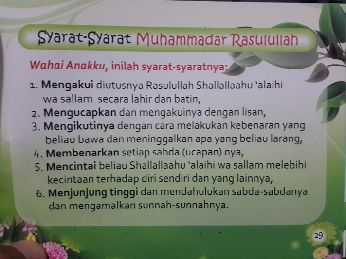 Buku Anak Belajar Mudah Rukun Islam Isi