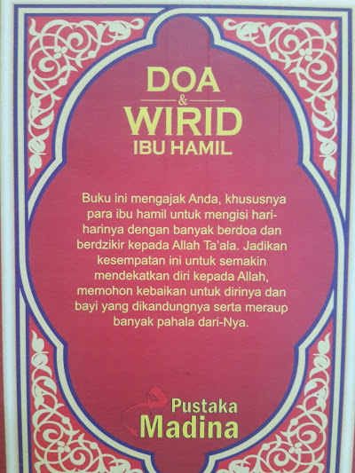 Buku Saku Doa Dan Wirid Ibu Hamil Cover 2