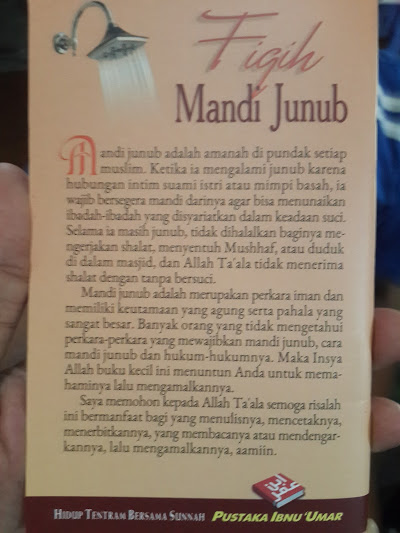 Buku Saku Fiqih Mandi Junub Cover 2