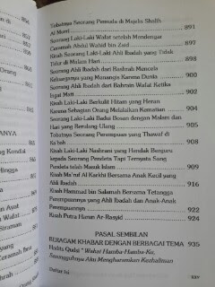 Buku Kelembutan Hati Dan Air Mata Orang-Orang Shalih Daftar Isi