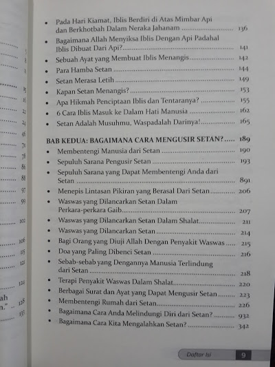 Buku Khutbah Iblis Cara Sarananya Menyesatkan Manusia Daftar Isi