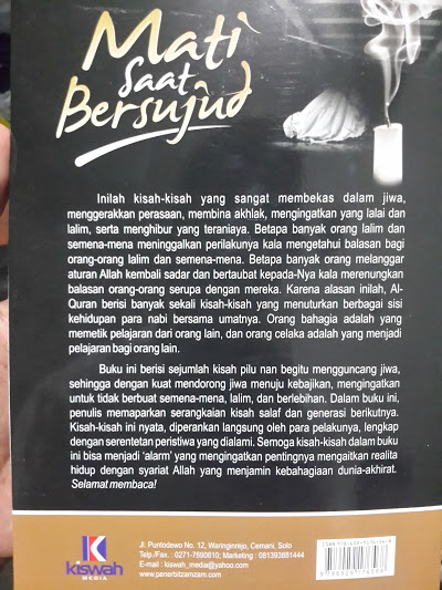 Buku Mati Saat Bersujud Kisah-Kisah Paling Mengharukan Cover 2