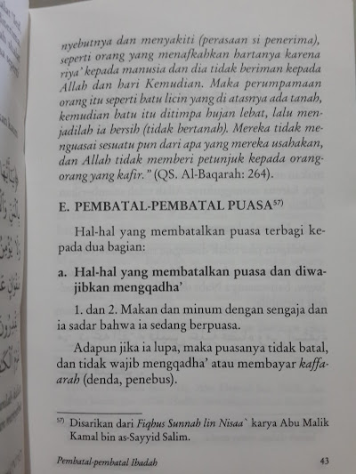 Buku Saku Pembatal Pembatal Dalam Masalah Ibadah Isi