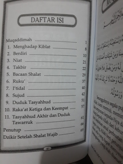 Buku Saku Sifat Shalat Nabi Oleh Syaikh Albani Daftar Isi