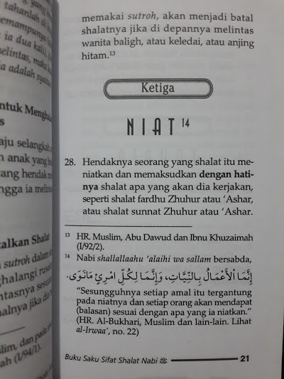 Buku Saku Sifat Shalat Nabi Oleh Syaikh Albani Isi