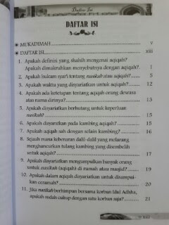 Buku Sunnah-Sunnah Setelah Kelahiran Daftar Isi