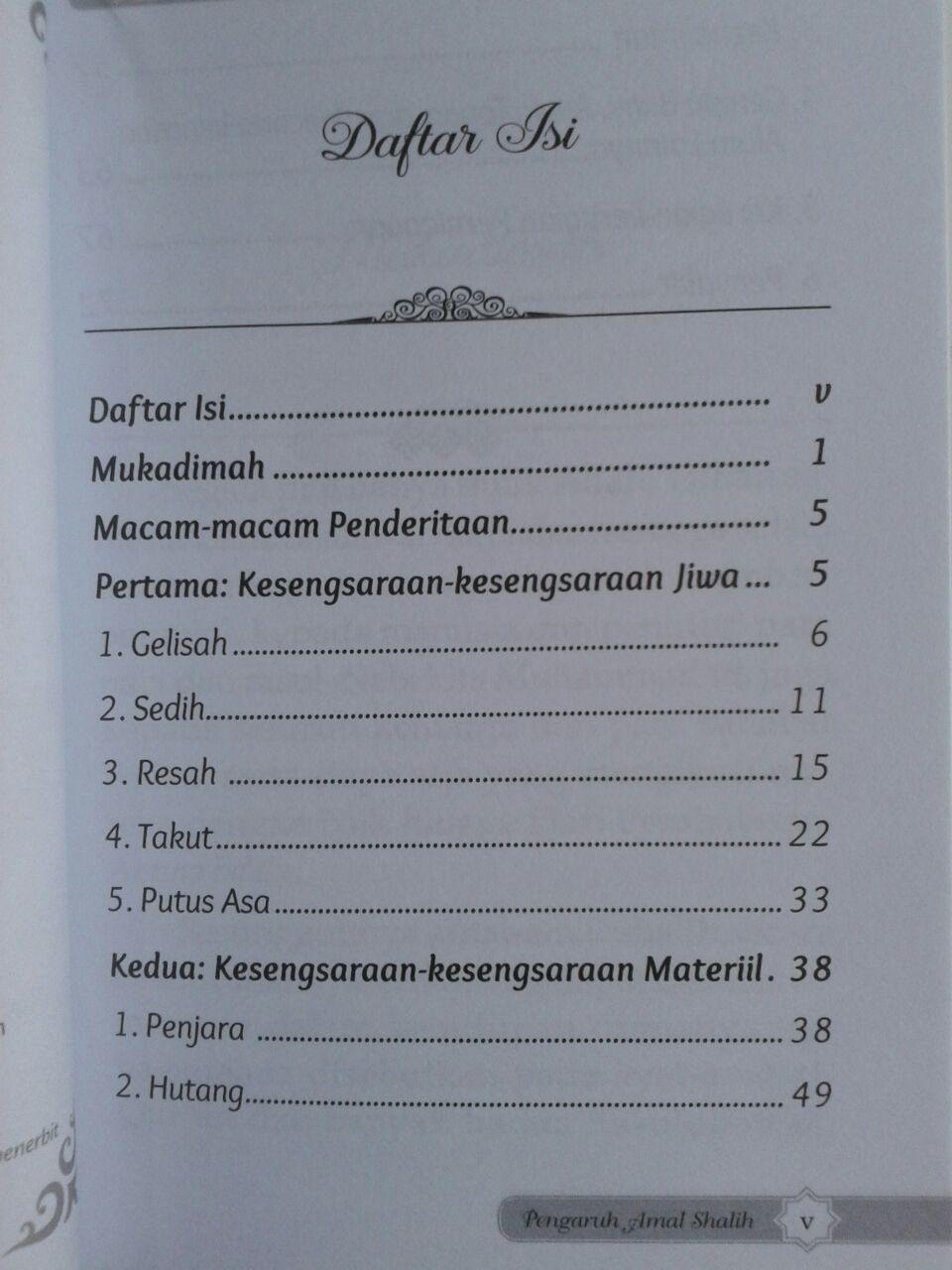 Buku Saku Dahsyatnya Pengaruh Amal Shalih Dalam Kehidupan isi 2