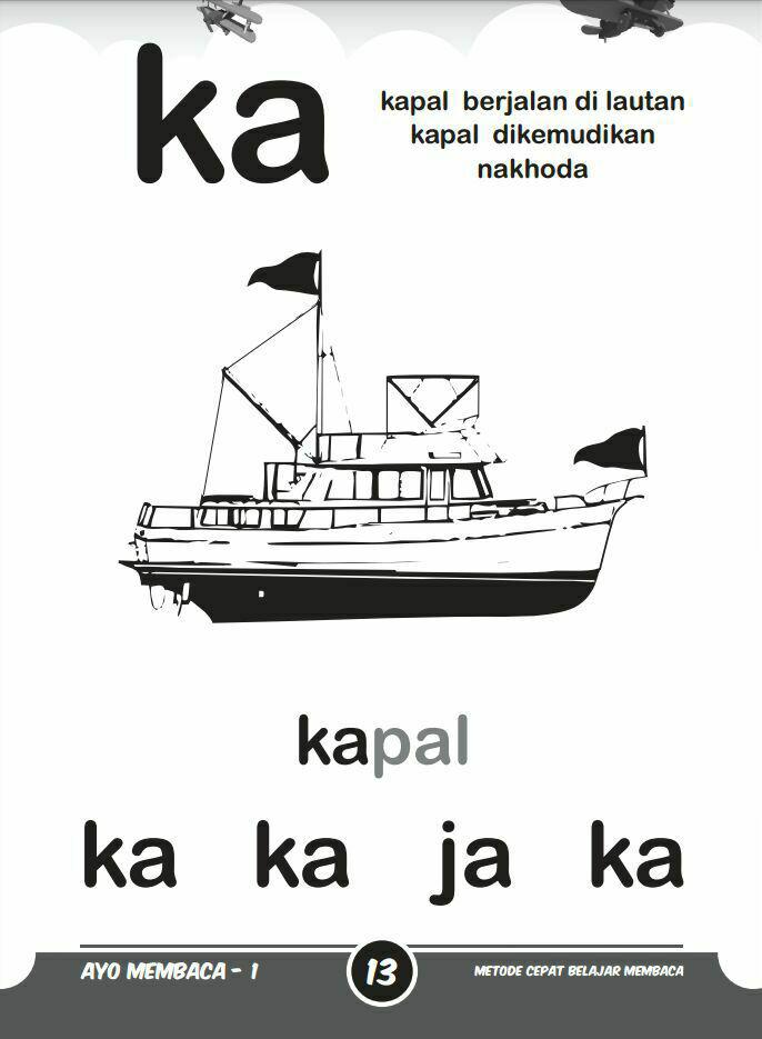 Buku Anak Ayo Membaca Metode Cepat Belajar Membaca Isi 4