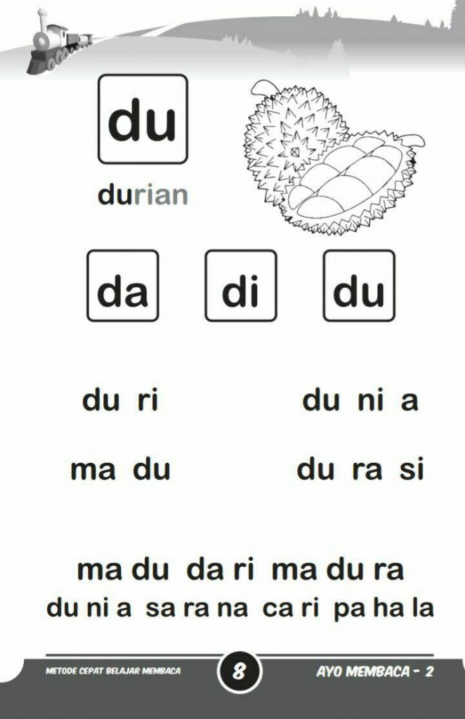 Buku Anak Ayo Membaca Metode Cepat Belajar Membaca Isi 6