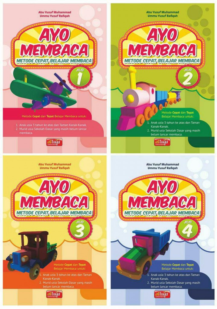 Buku Anak Ayo Membaca Metode Cepat Belajar Membaca Set