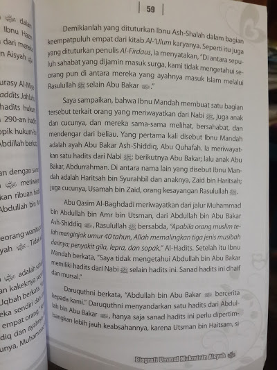 Buku Biografi Ummul Mukminin Aisyah Isi