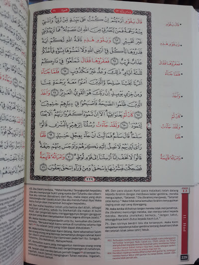 Qur'an Hafalan Dan Terjemahan Ukuran A6 Isi