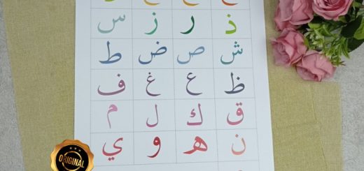 Poster Huruf Hijaiyah Untuk Anak-Anak