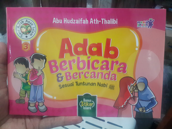Buku Anak Adab Berbicara dan Bercanda Sesuai Tuntunan Nabi Cover