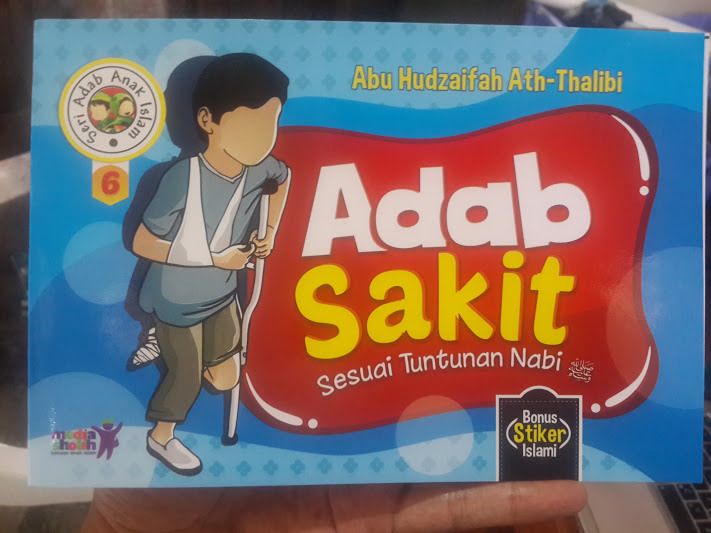 Buku Anak Adab Sakit Sesuai Tuntunan Nabi Cover