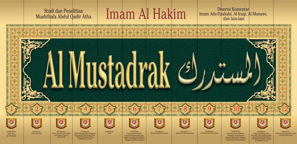 Buku Al-Mustadrak Imam Al-Hakim Set