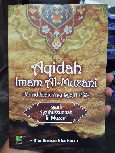 Buku Aqidah Imam Al-Muzani Murid Imam Asy-Syafi'i Cover