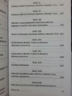 Buku Berbakti Dan Silaturrahim Daftar Isi