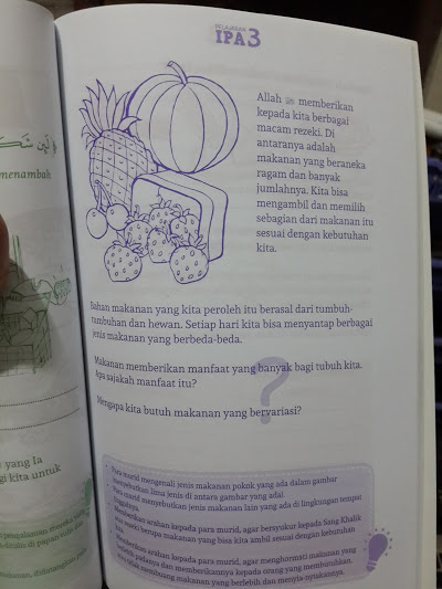 Buku Pelajaran IPA Untuk Madrasah Ibtidaiyah Isi