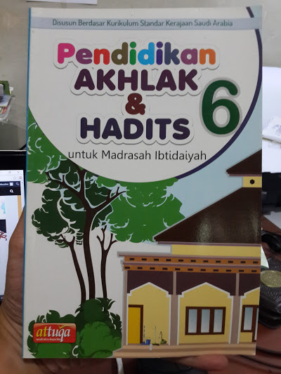 Buku Pendidikan Akhak Dan Hadits Untuk Madrasah Ibtidaiyah Cover