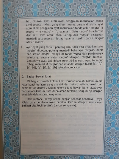 Qur'an Hafalan Tikrar Ukuran A5 Isi 3