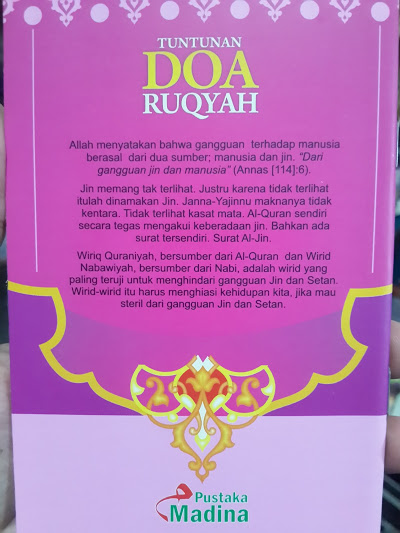 Buku Saku Tuntunan Doa Ruqyah Cover 2