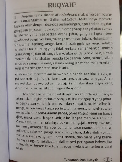 Buku Saku Tuntunan Doa Ruqyah Isi 2