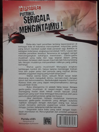 Buku Waspadalah Putriku Serigala Mengintaimu Cover 2