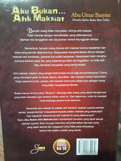Buku Aku Bukan Ahli Maksiat Cover 2