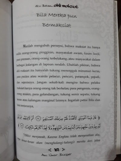 Buku Aku Bukan Ahli Maksiat Isi