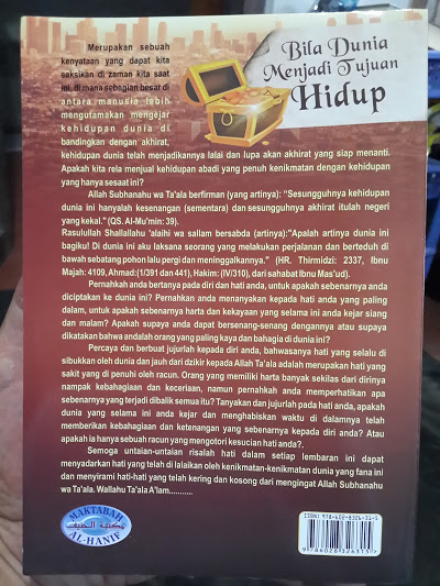 Buku Bila Dunia Menjadi Tujuan Hidup Cover 2