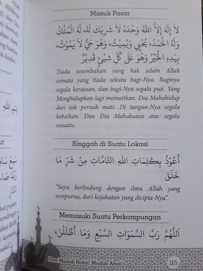Buku Doa Mudah Hafal Dan Amal Sesuai Quran Sunnah Isi