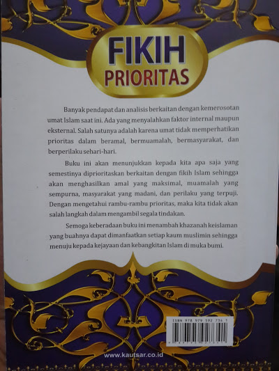 Buku Fikih Prioritas Cover 2
