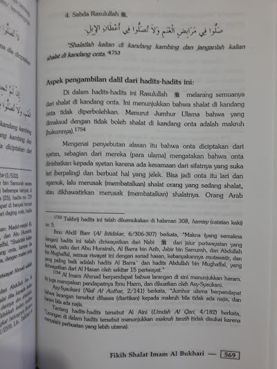 Buku Fikih Shalat Imam Al-Bukhari Isi
