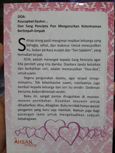 Buku Saku Himpunan Doa Dan Amalan Istri Shalihah Cover 2