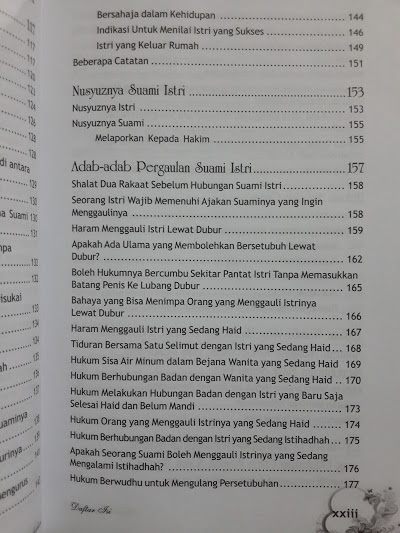 Buku Kado Pernikahan Mempelai Daftar Isi