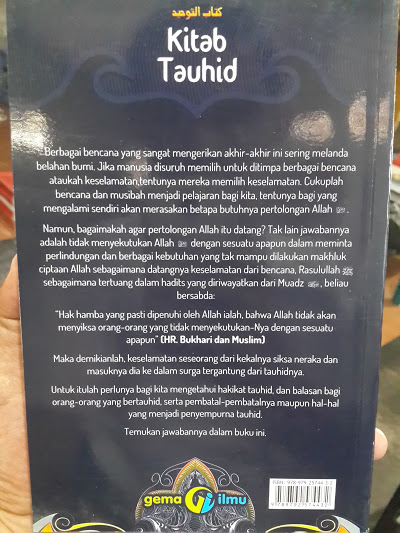Buku Kitab Tauhid Syaikh Muhammad At-Tamimi Cover 2