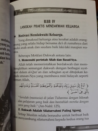Buku Langkah Praktis Mendakwahi Keluarga Isi