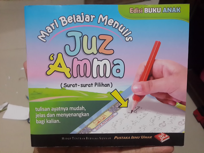 Buku Anak Mari Belajar Menulis Juz Amma Cover