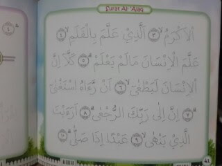 Buku Anak Mari Belajar Menulis Juz Amma Isi