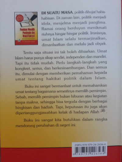 Buku Panduan Memilih Pemimpin Dan Wakil Rakyat Cover 2
