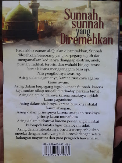 Buku Saku Sunnah Sunnah Yang Diremehkan Cover 2