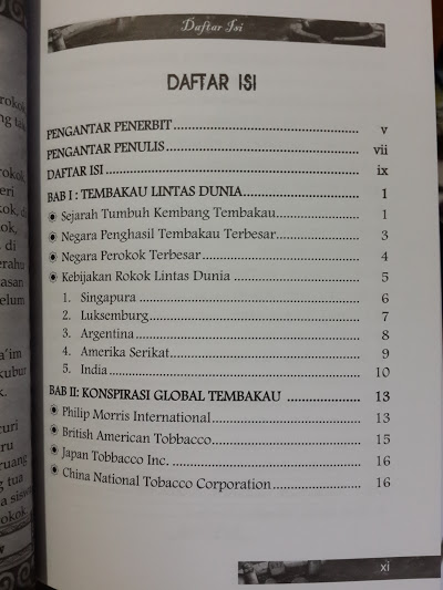 Buku Wahai Perokok Inilah Surgamu 1001 Alasan Merokok Daftar Isi