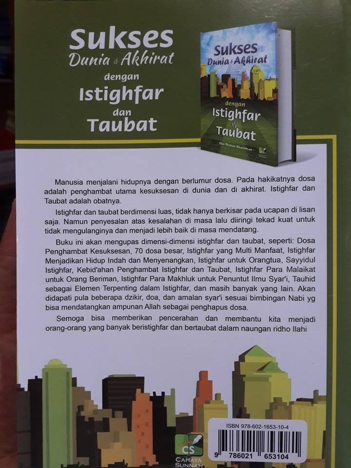 Buku Sukses Dunia Akhirat Dengan Istighfar Dan Taubat Cover 2