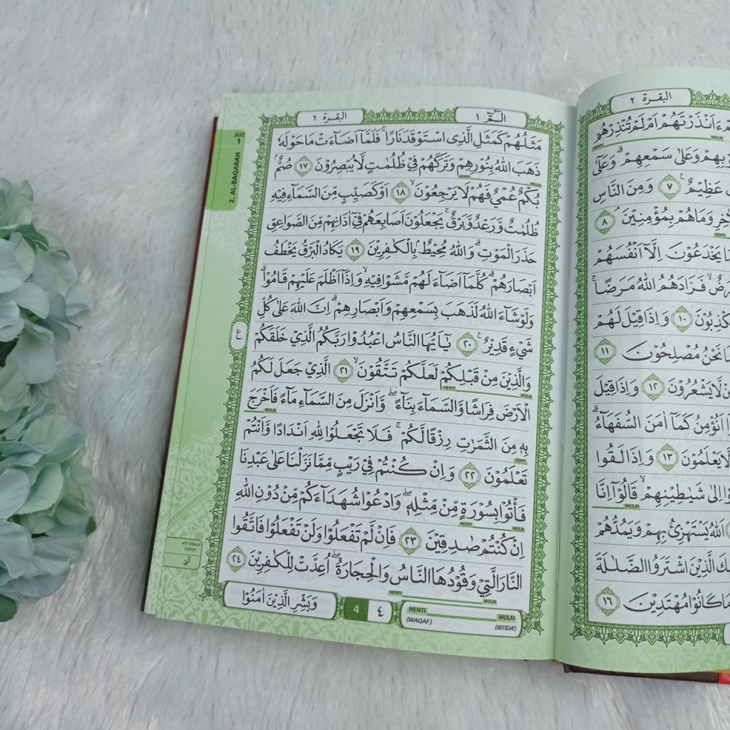 Al-Qur'an Iqro Lanjutan Al-Waqfu Wal Ibtida Ukuran A5